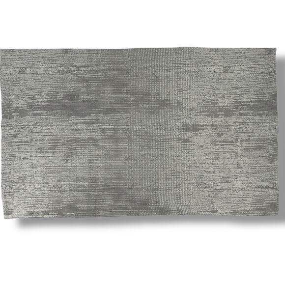 Restoration Hardware Brushstroke Jacquard CottonWool Sham King Fog Gray - Picture 1 of 6